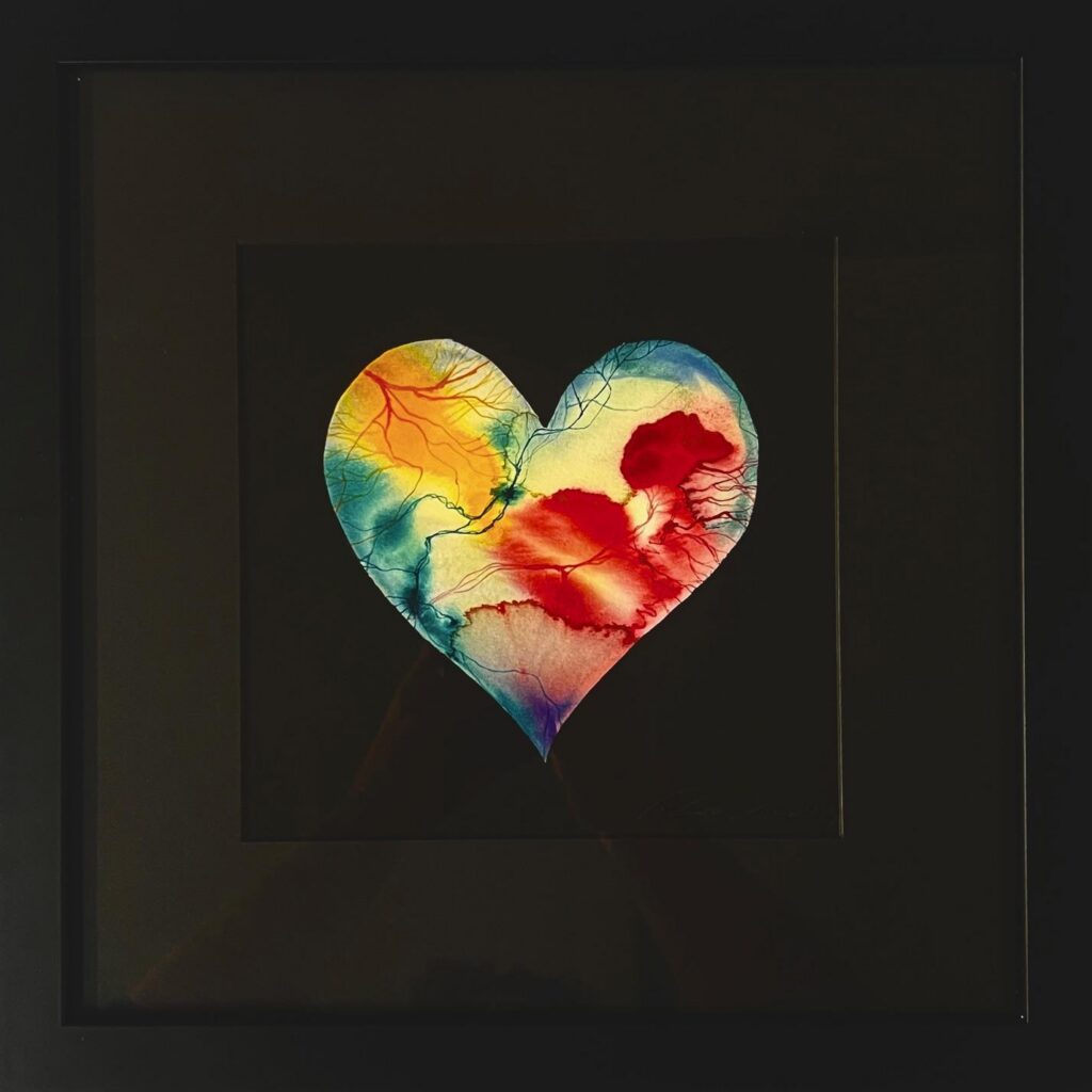 Watercolour Heart #4