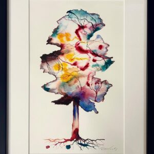 Watercolour tree