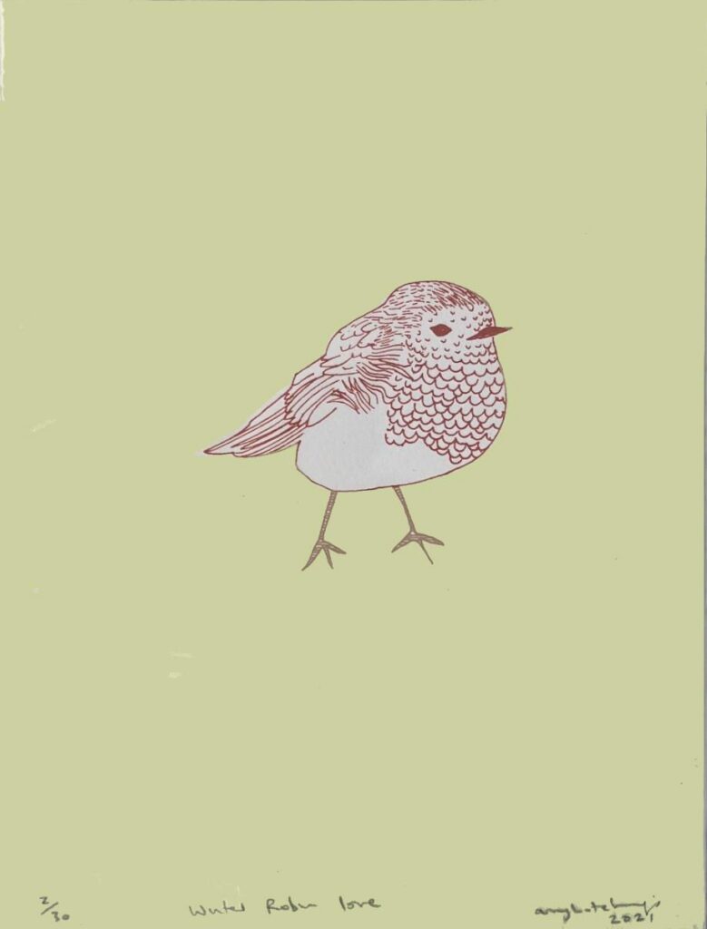 Winter Robin Love