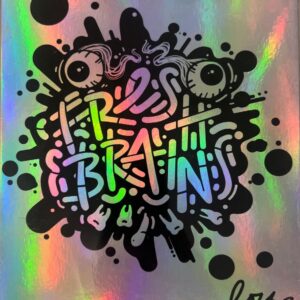 Metalic Art Print 'Fresh Brains'