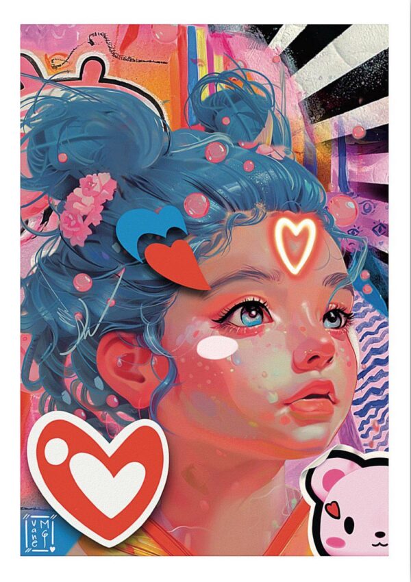 London Eye Pink Bubbles