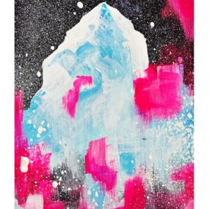 Mountain Study (Neon Pink)