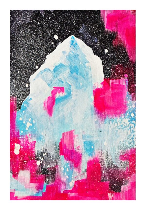 Mountain Study (Neon Pink)