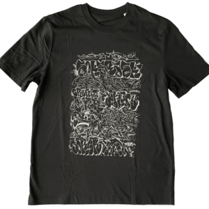 Letters Chrome & Black Tee