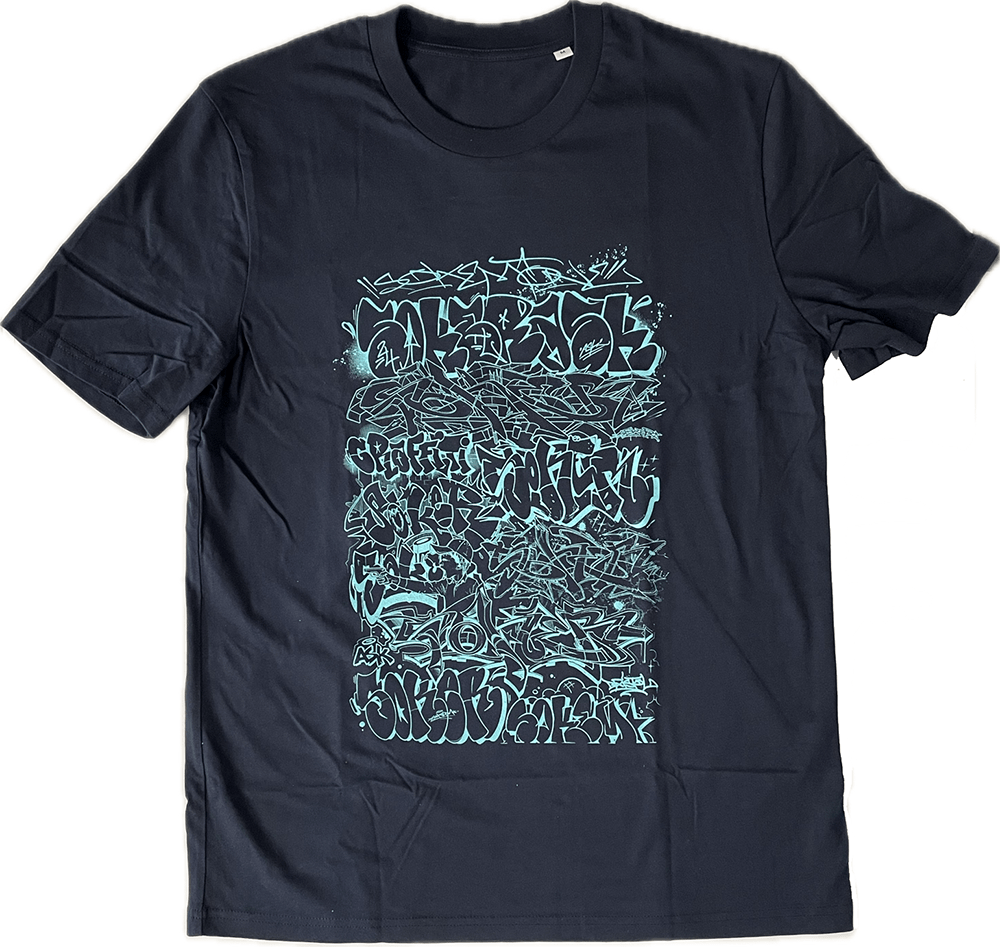 Letters Navy Tee