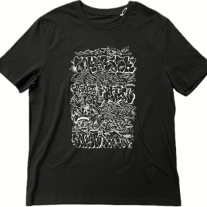 Letters White & Black Tee