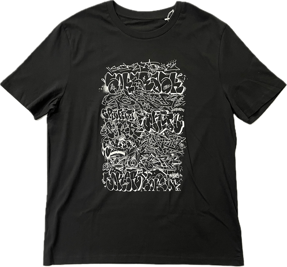 Letters White & Black Tee