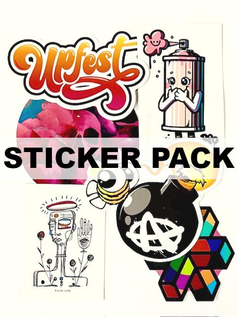 Upfest Sticker Pack - Magenta