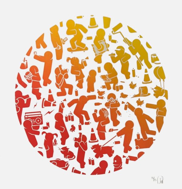 Festival Print - Yellow/ Orange