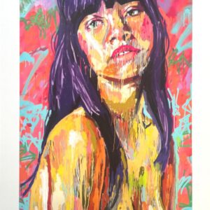 Girl with Purple Hair