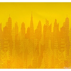Cityscape Yellow and Orange
