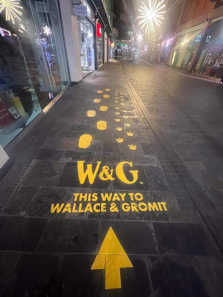 Wallace & Gromit Footprints