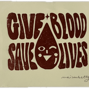 Give Blood (White)