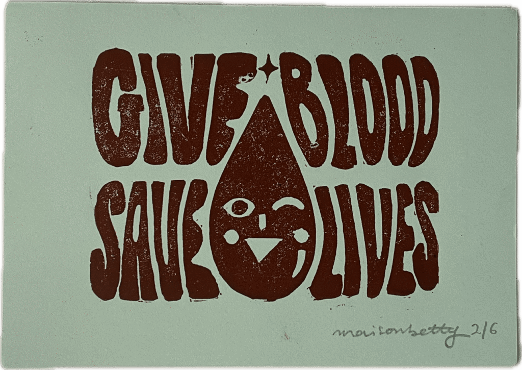 Give Blood (Blue)