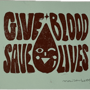 Give Blood (Blue)