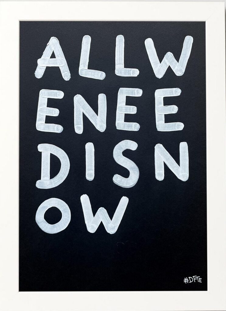 All we need is now