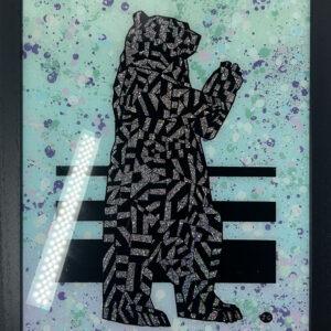 Ursa the Bear Turquoise/Purple