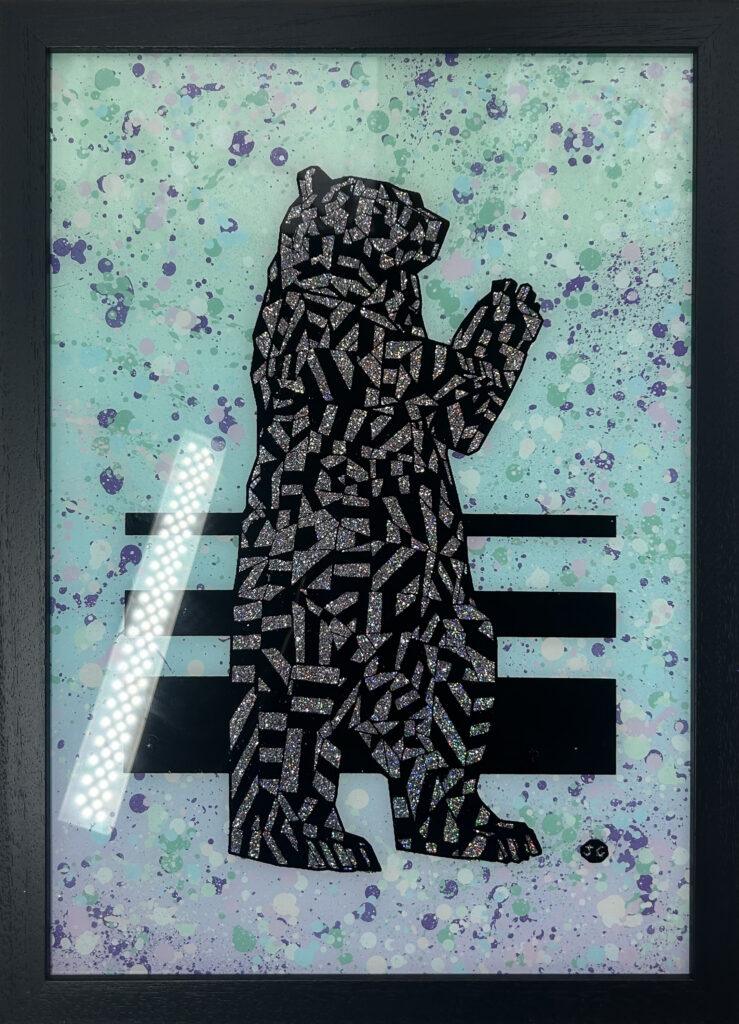 Ursa the Bear Turquoise/Purple