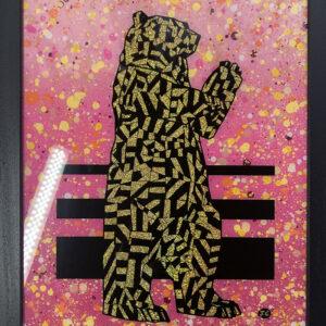 Ursa the Bear Pink/Orange