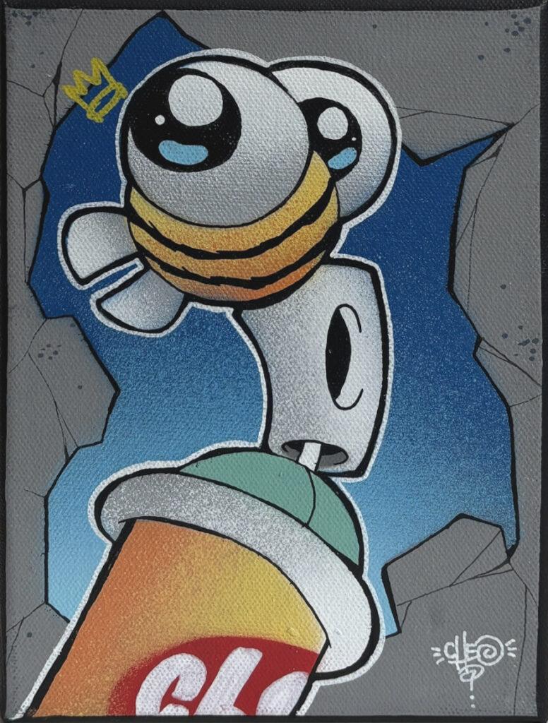Bee Can Mini Canvas