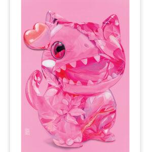 Heart Eye Creatura Form: Pink Kitten