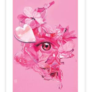Heart Eye Creatura Form: Columbia in Pink