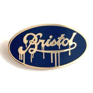Drippy Bristol Pin - Blue
