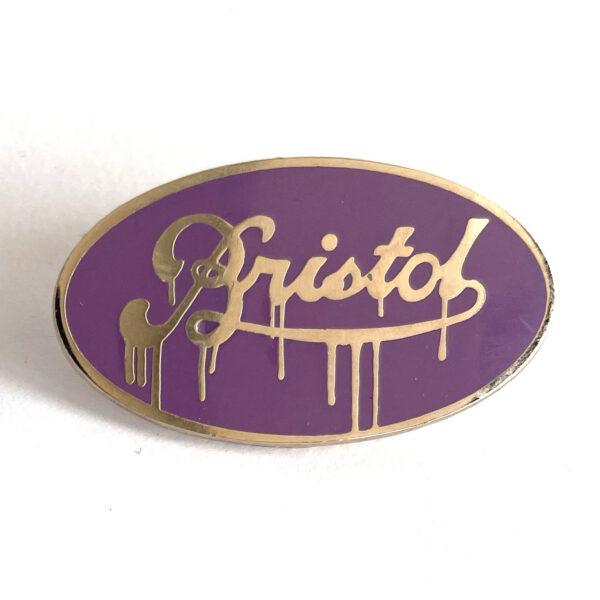 Drippy Bristol Pin - Purple