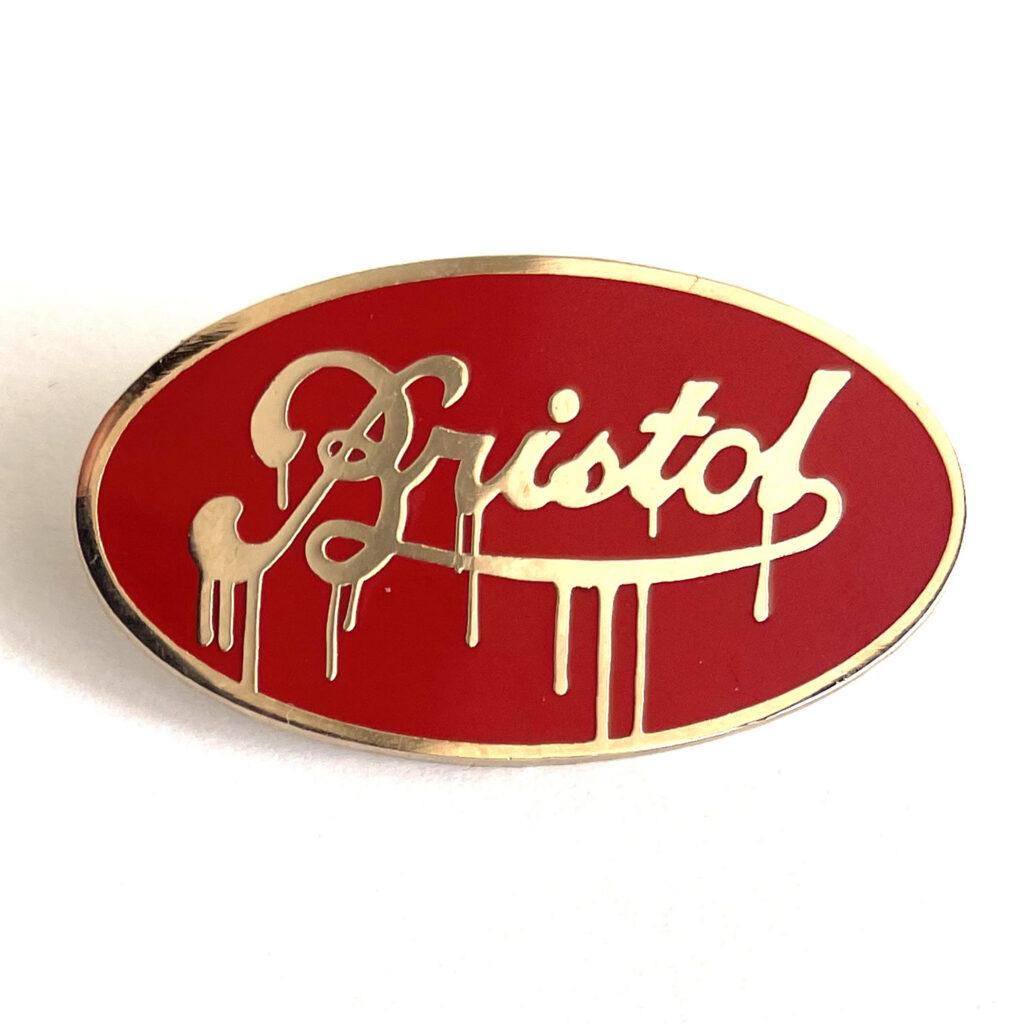 Drippy Bristol Pin - Red