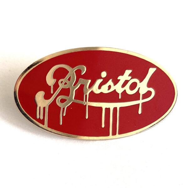 Drippy Bristol Pin - Red