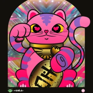 Maneki Neko Love Eye's Cheshire Cat