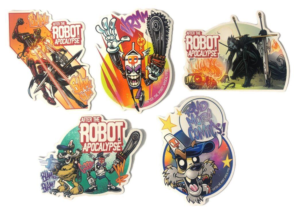 Robot Apocalypse Sticker Pack #2