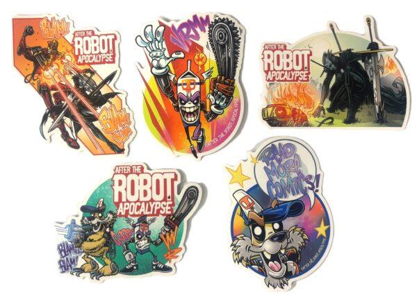 Robot Apocalypse Sticker Pack #2