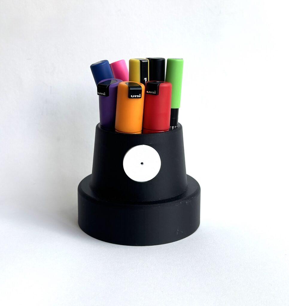 Black Spray Cap Organiser and POSCA Pen Pack