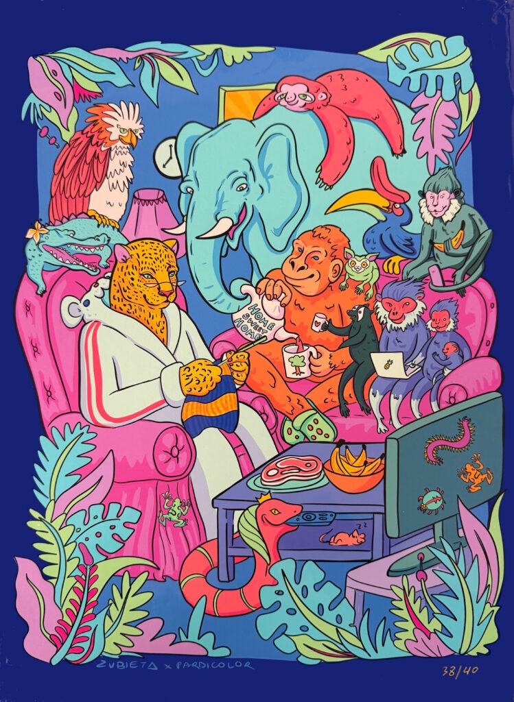 Jungle Tea Time (large)